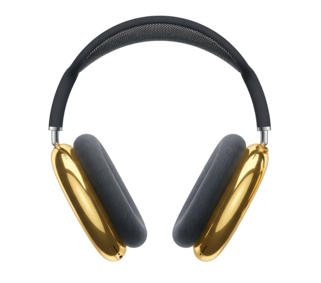 AirPods Max Oro 24K | Lujo Exclusivo con Acabado Chapado en España
